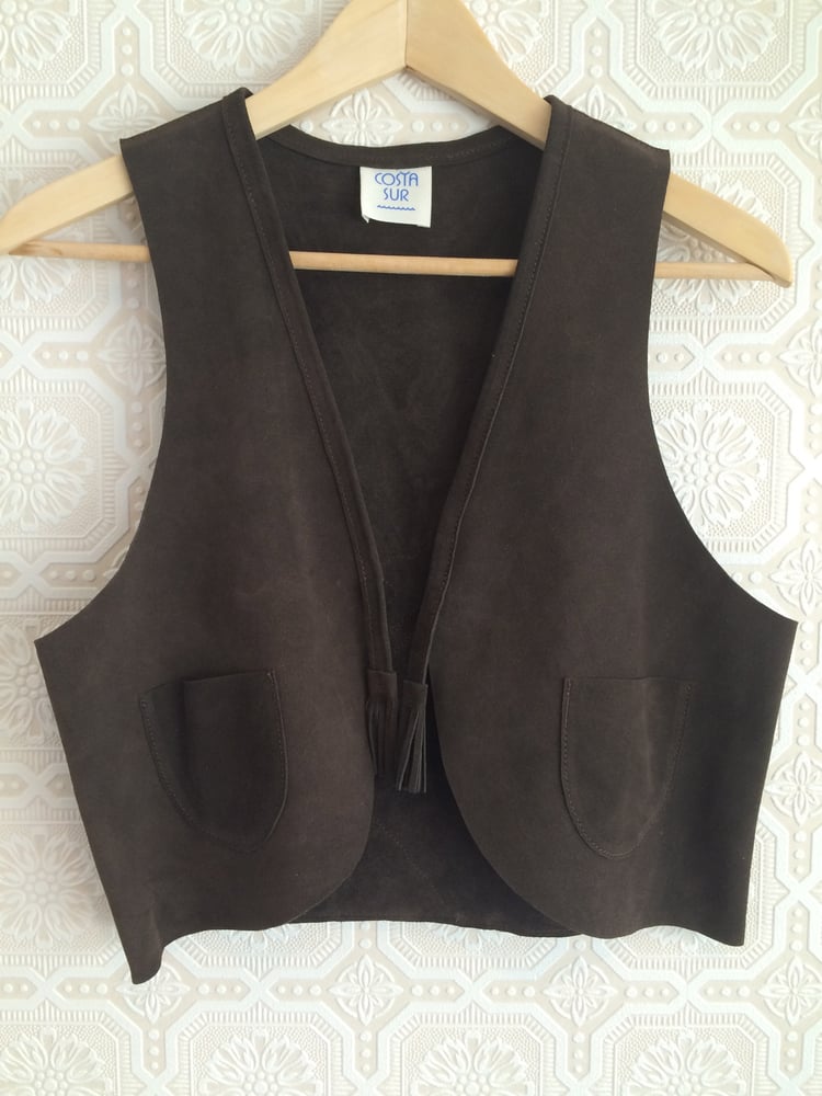 Image of COSTA SUR- Women's Canyon Suede Vest