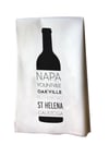 Napa Valley Wine Bottle Tea Towel