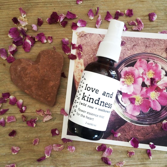 Image of Love and Kindness {wild rose + motherwort} mist for the heart