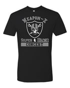 Image of Weapon-X "Silver and Black Concert" T-Shirts  
