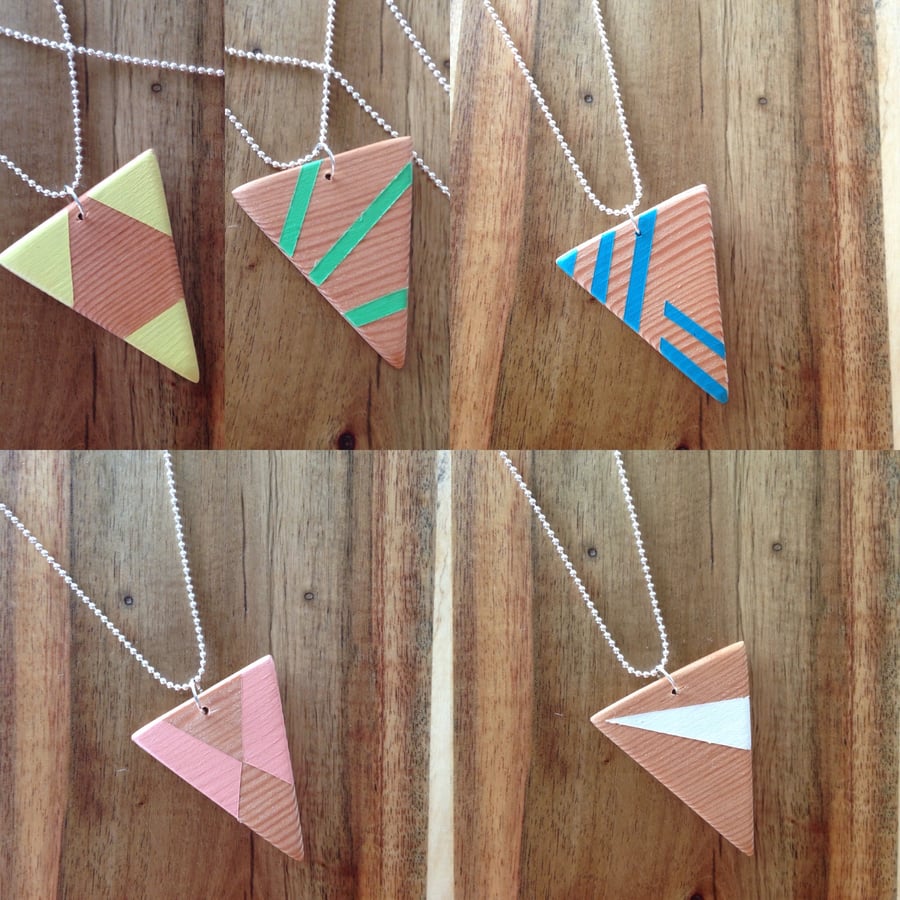 Image of Lila Tri Necklace Silver Ball Chain