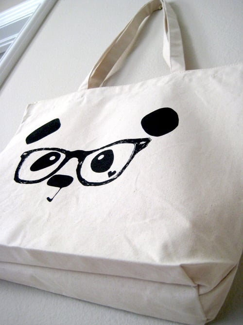 Image of "Panda Face" Tote Bag