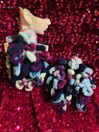 Light  Blue Galaxy Earrings 