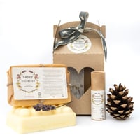 Image 2 of Organic Massage Bar and Lip Balm Gift Set