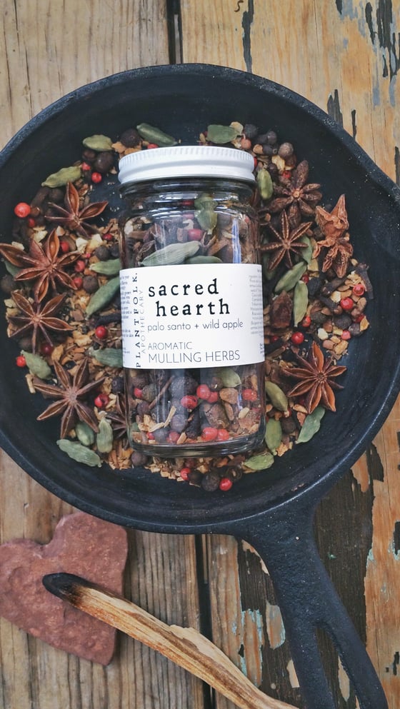 Image of sacred hearth {palo santo + wild apple} mulling spices