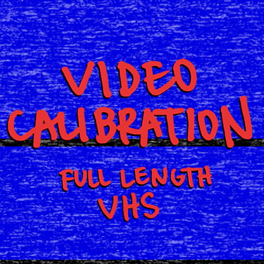 Image of Video Calibration VHS