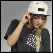 Image of Old English Leather Patch SnapBack