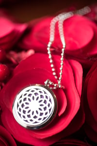 Image 1 of Chrysanthemum Essential Oil Diffuser Necklace