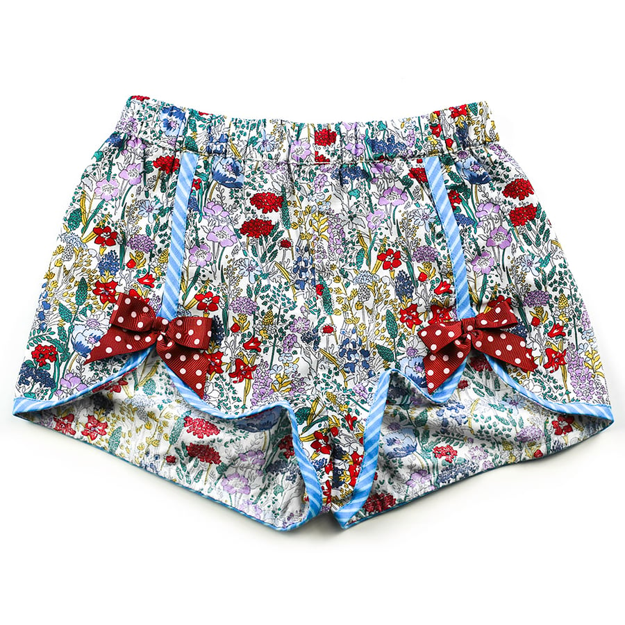 Image of Polly Vintage Bow Shorts  - Mayfair