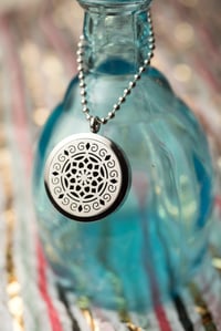 Image 1 of Norge Lotus Essential Oil Diffuser Necklace