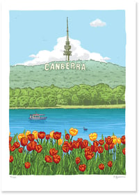 Image 1 of Canberra Hollywood Sign Limited Edition Digital Print