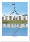 Australian Parliament House Digital Print