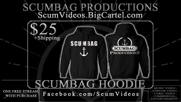 Image of PRE ORDER - Scumbag Hoodie! (FREE STREAM w/ Purchase)