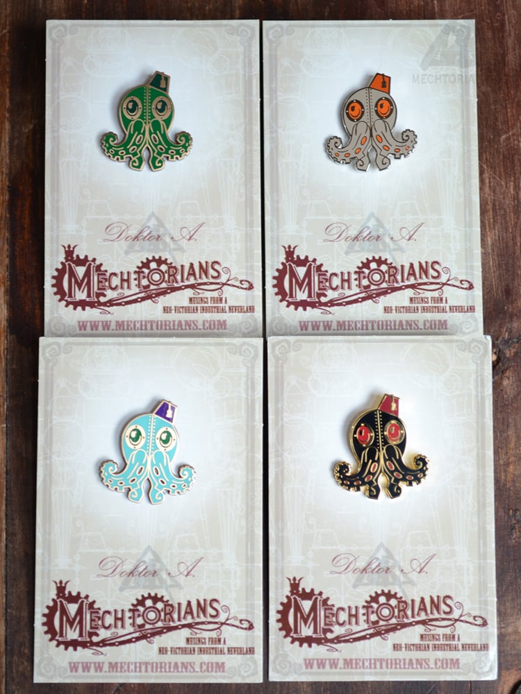 Image of Mechtorian Enamelled Pin Badges 