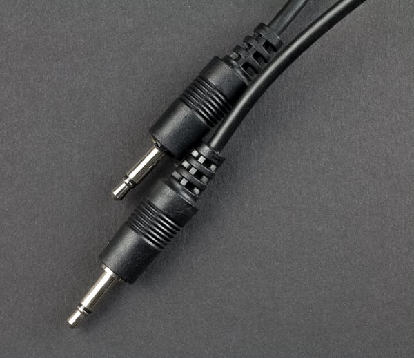Image of Black patch cable