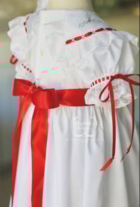 Image 4 of Christmas Holly Portrait Collar Dress