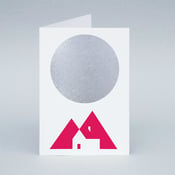 Image of Winter Moon Cabin card