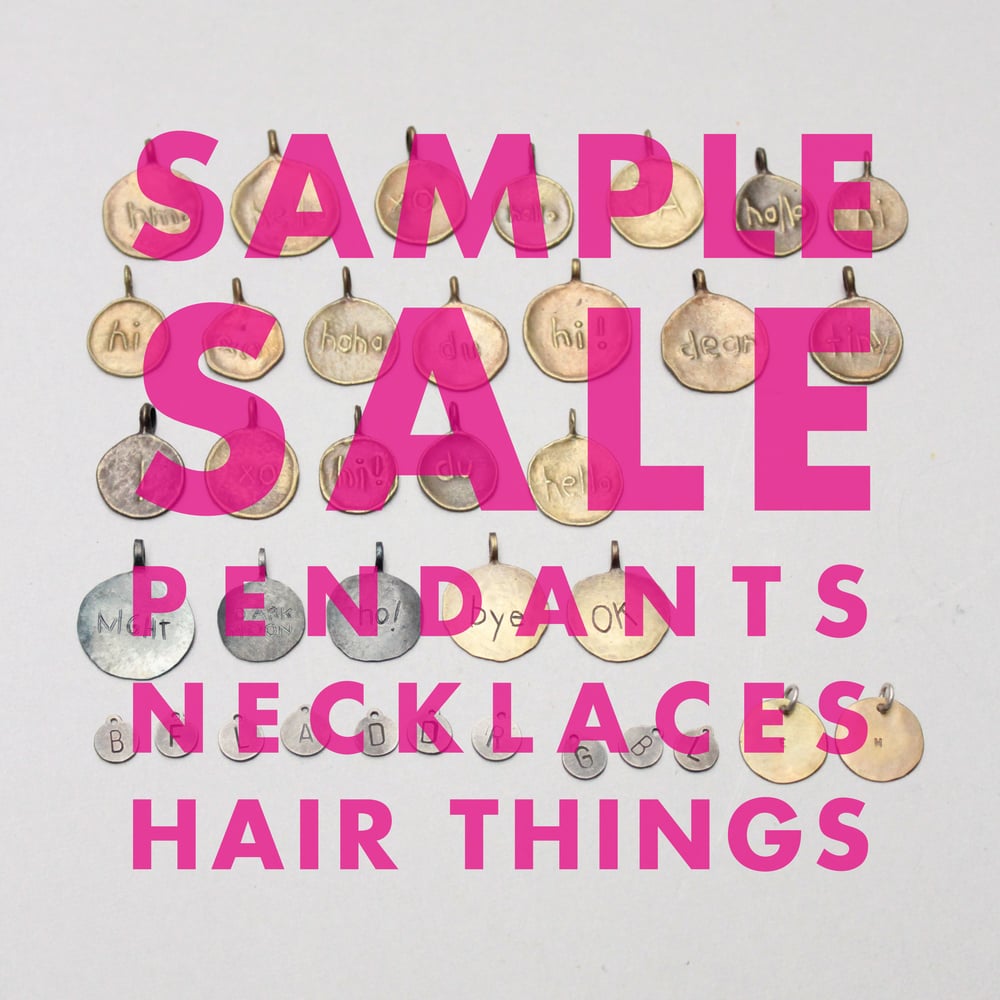Image of Sample Sale - Pendants, Necklaces, Hair Things