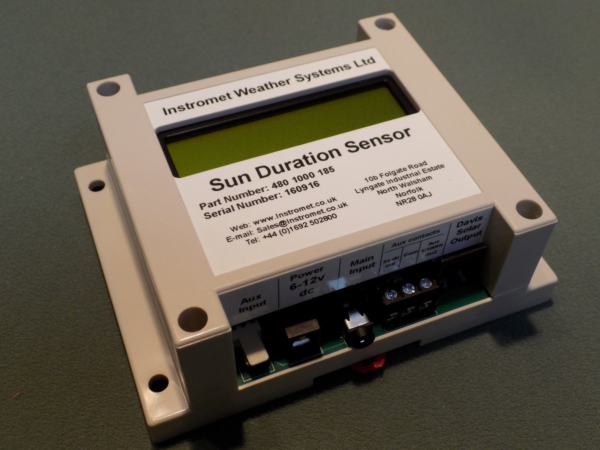 Standalone sun sensor / Instromet Weather Systems Ltd