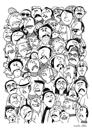 Image of Forty Seven Men Print