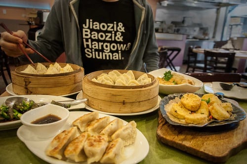 Image of FAB FOUR DUMPLING TEE