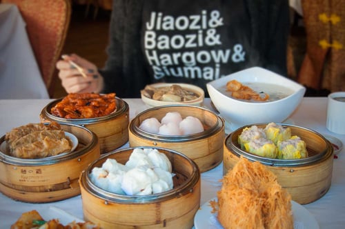 Image of FAB FOUR DUMPLING TEE