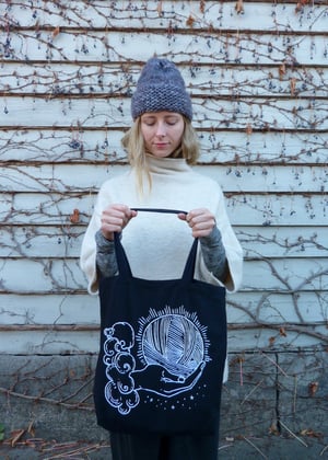 Image of Ace of Knits limited black tote 