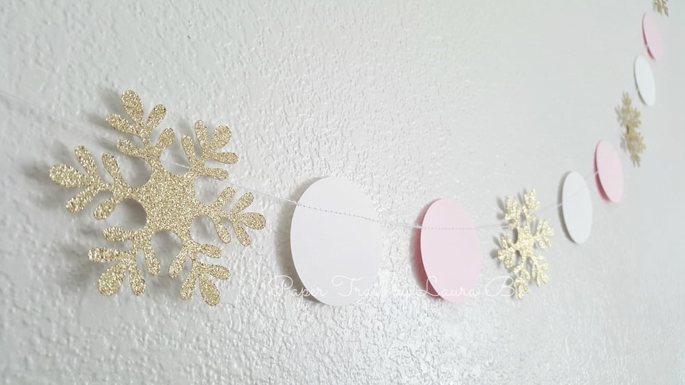 Paper Trail By Laura B Winter Wonderland Gold And Pink