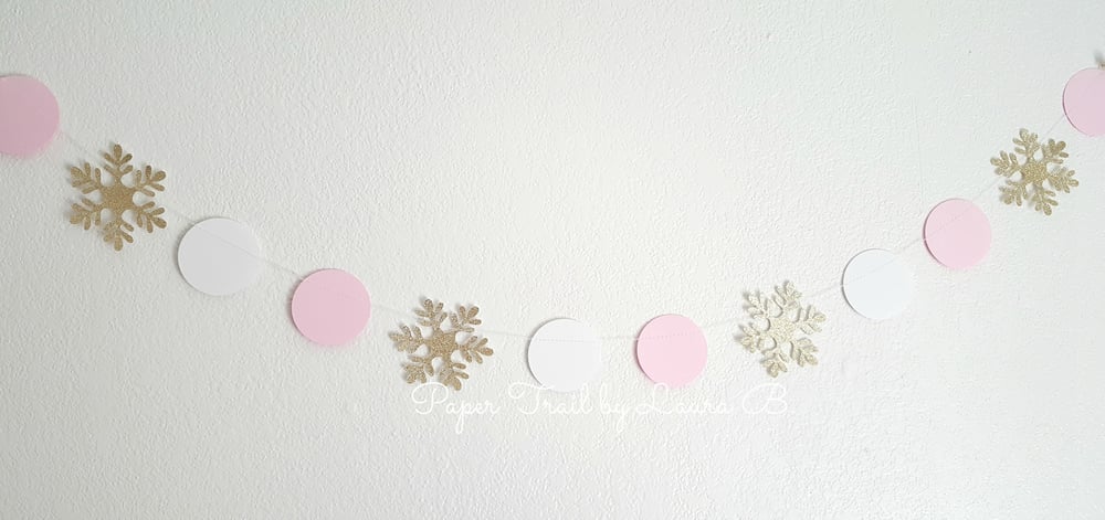 Paper Trail By Laura B Winter Wonderland Gold And Pink