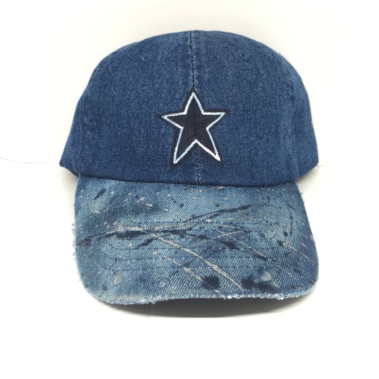 Image of Cowboys Hand Painted Dad Hat