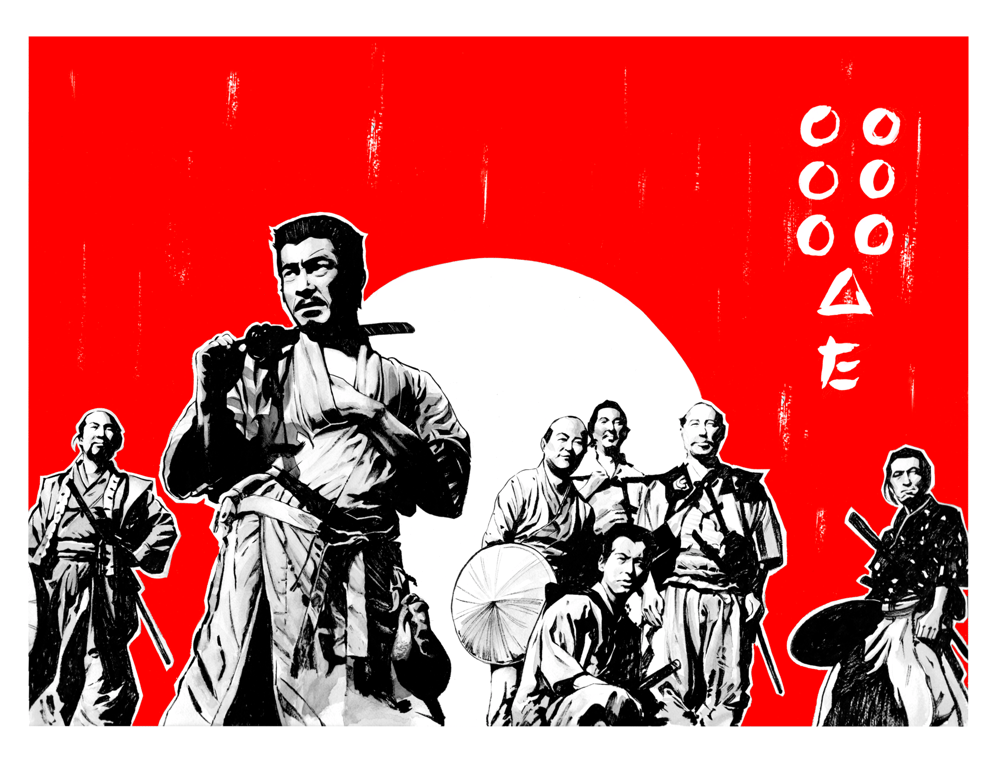 Image of Seven Samurai Poster Print