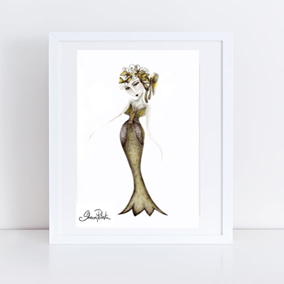 Image of Butterfly Lady PRINT