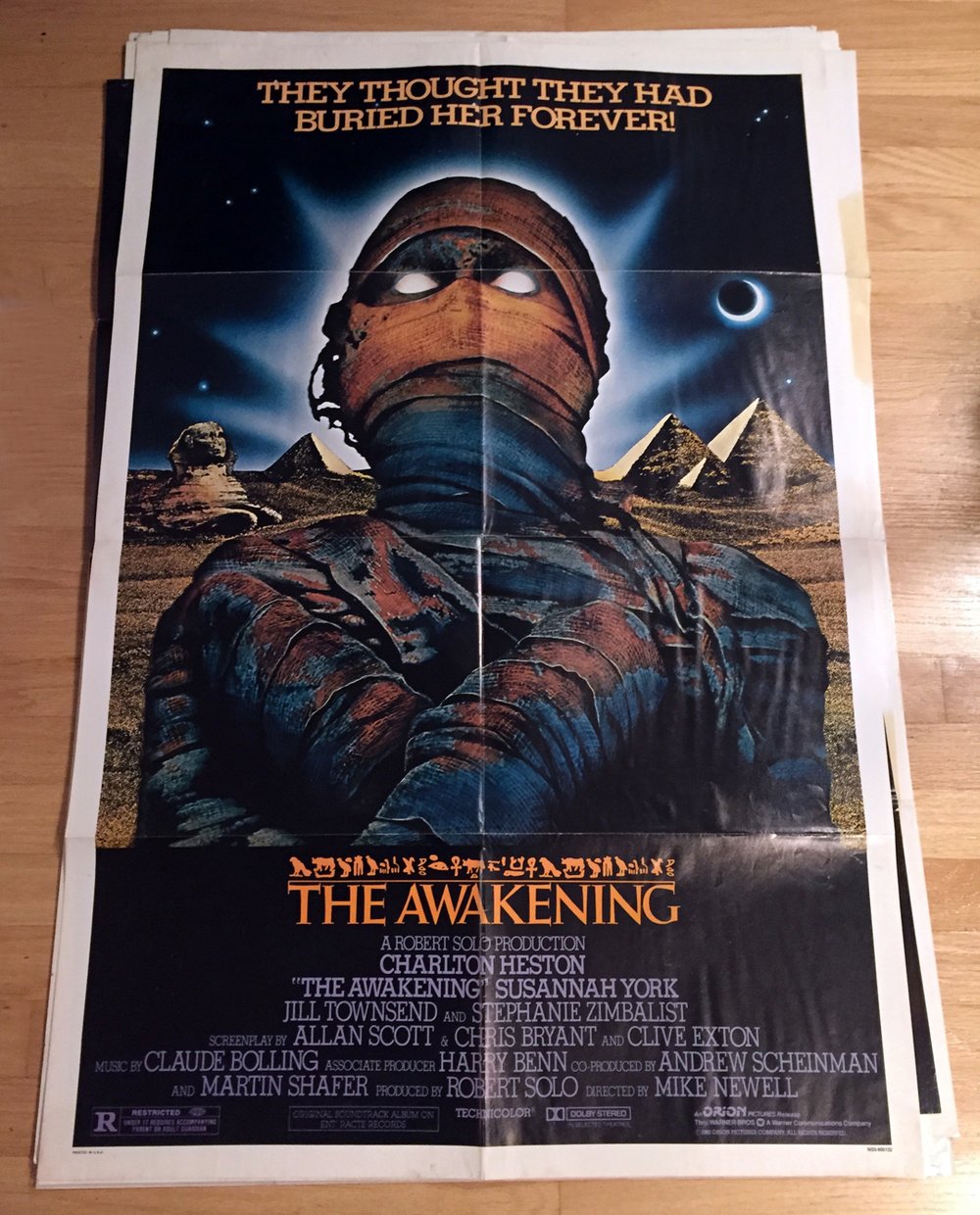 1980 AWAKENINGS Original U.S. One Sheet Movie Poster