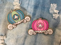 Image 2 of Magical Carriage Enamel Pin