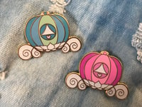 Image 1 of Magical Carriage Enamel Pin