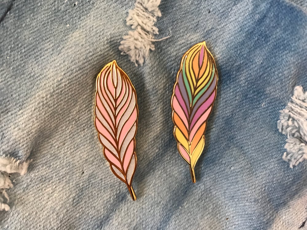 Image of Feather Enamel Pin