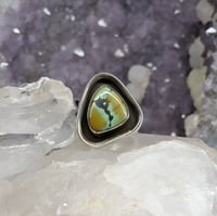 Image 1 of Hubei Turquoise Shadowbox Ring - fits 7.5-7.75
