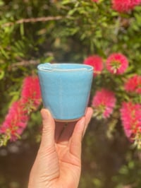 Image 3 of Turtle Blue Latte Travel/ Keep Cup