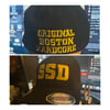 Black Flexfit Hat with solid yellow Front/Back SSD/OBH logos