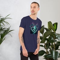 Image 16 of Kraken Style Colorful Skull Unisex t-shirt