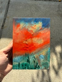 Image 3 of “Late August” oil on wood 5 x 7 inches 