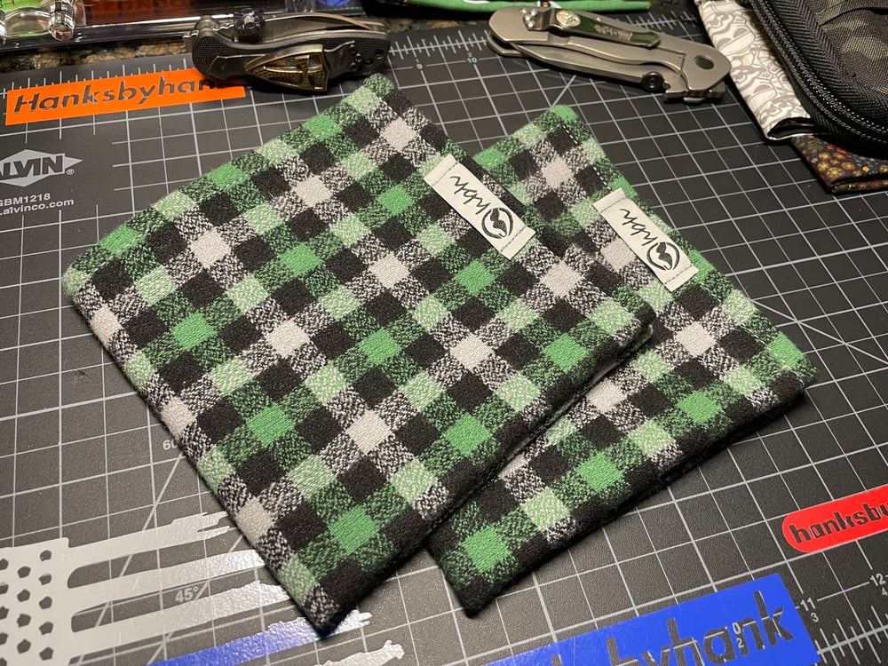 Image of Lucky Squares flannel