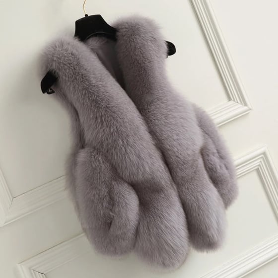 Image of Luciana Fox Fur Gilet