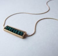 Image 1 of Green Abacus Necklace