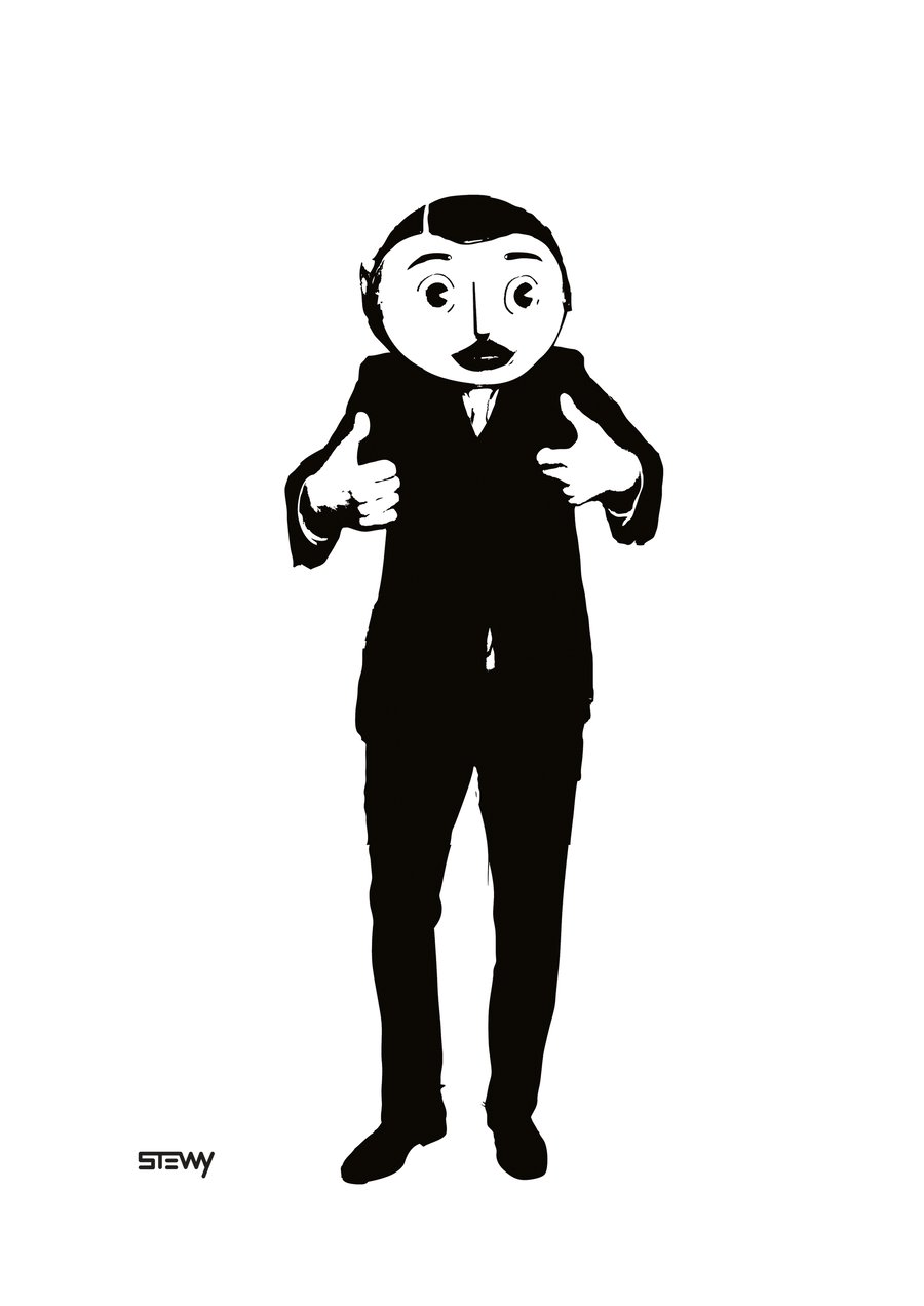 Image of Hey Frank Sidebottom by STEWY