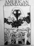 Image of Plague Doctor T Shirt (limited press on white shirt)