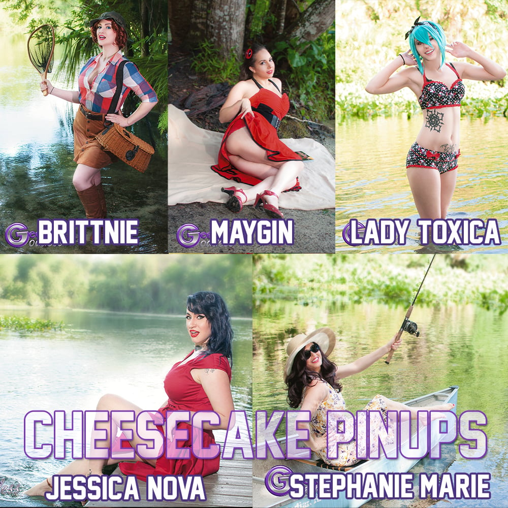 Cheesecake and Creature Pinup 8x10 Prints Solos and Full Set