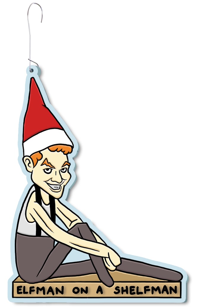 Elfman on a Shelfman Ornament