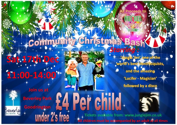 Image of "Child Ticket to Community Christmas Bash Beverley Park, Paignton Saturday 17th December 11am-2pm"