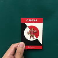 Image 1 of Fat Ironman enamel pin